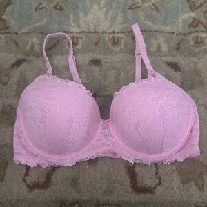 Victoria’s Secret pink pink lace Demi 36D